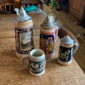 Germain Beer Steins.